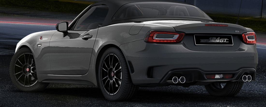 Abarth 124 GT Heckansicht der Hardtop-Version Bildquelle: Abarth.de