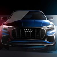Audi Q8 Concept 2018 Erlkönig Concept Car Bilder der Studie wie der neue Audi Q8 aussehen kann Front Ansicht Bildquelle: audi-mediacenter.com