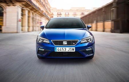 Bild des neuen Seat Leon ST Facelift Frontansicht hier FR Version Bildquelle: seat-mediacenter.de