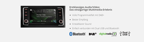 Bild vom NAVGATE EVO von Pioneer das neue Multimediaerlebnis Bildquelle: pioneer-car.de