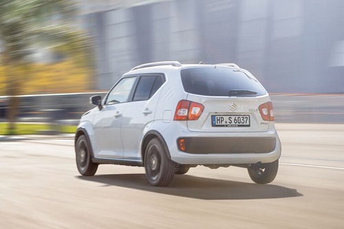 Bild vom Suzuki Ignis 2017 das Micro-SUV von Suzuki Heckansicht Bildquelle: suzuki.de