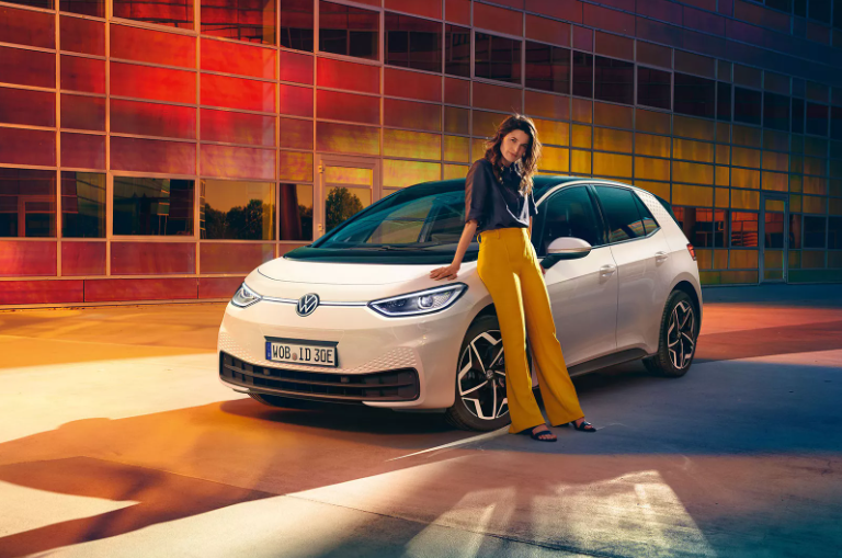 Blick auf die Front des VW ID 3 Pro Quelle: VW