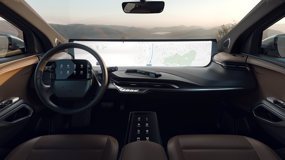 Byton M-Byte SUV Bild vom Innenraum Interieur Bildquelle: byton.com
