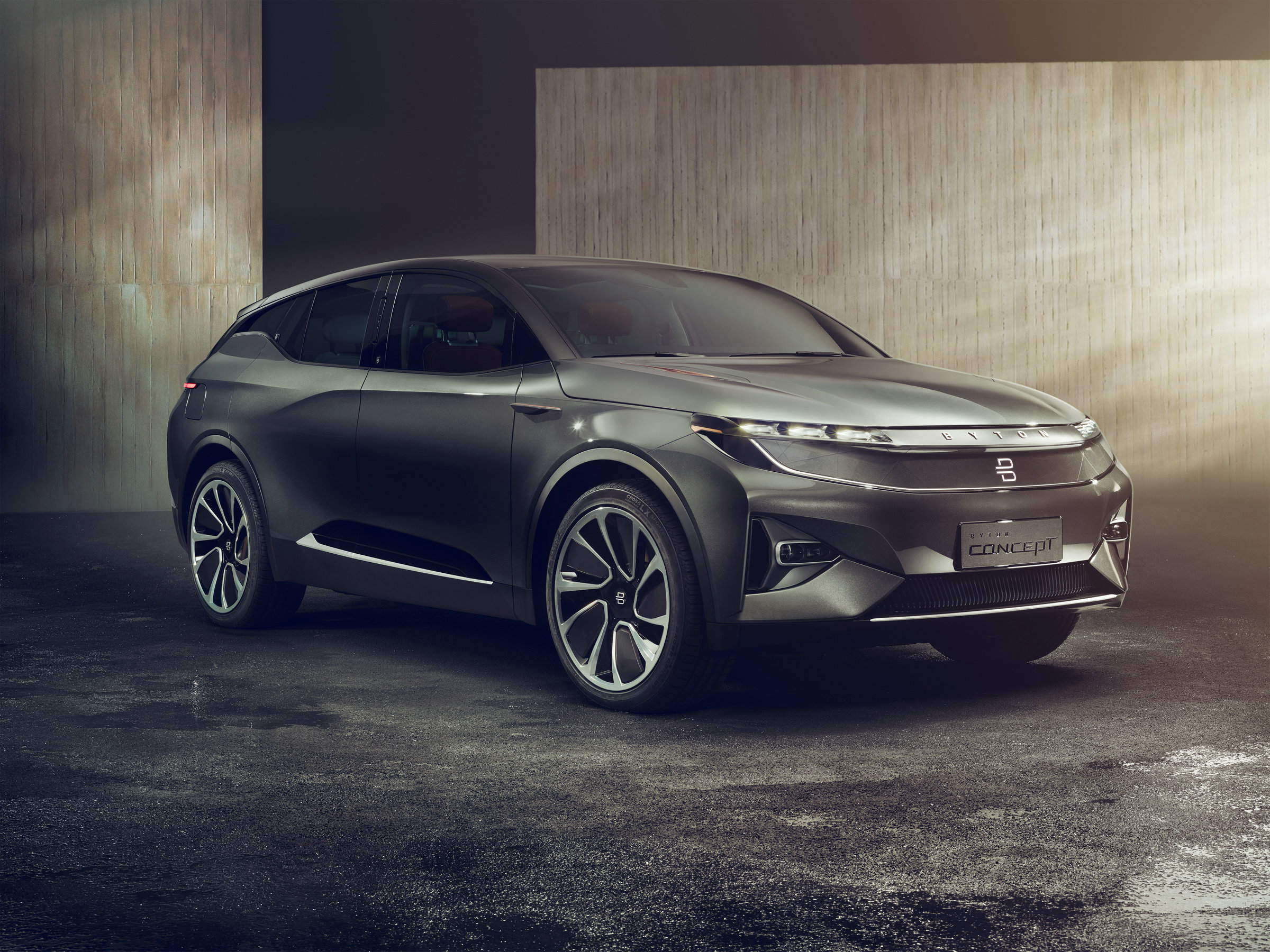 Byton M-Byte SUV Frontansicht des Elektro-SUV Bildquelle: byton.com
