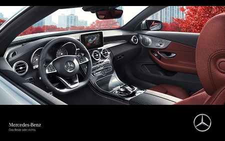 C Klasse Cabrio 2016 Innenraum Interieur