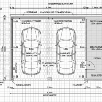 Carport als Grundriss
