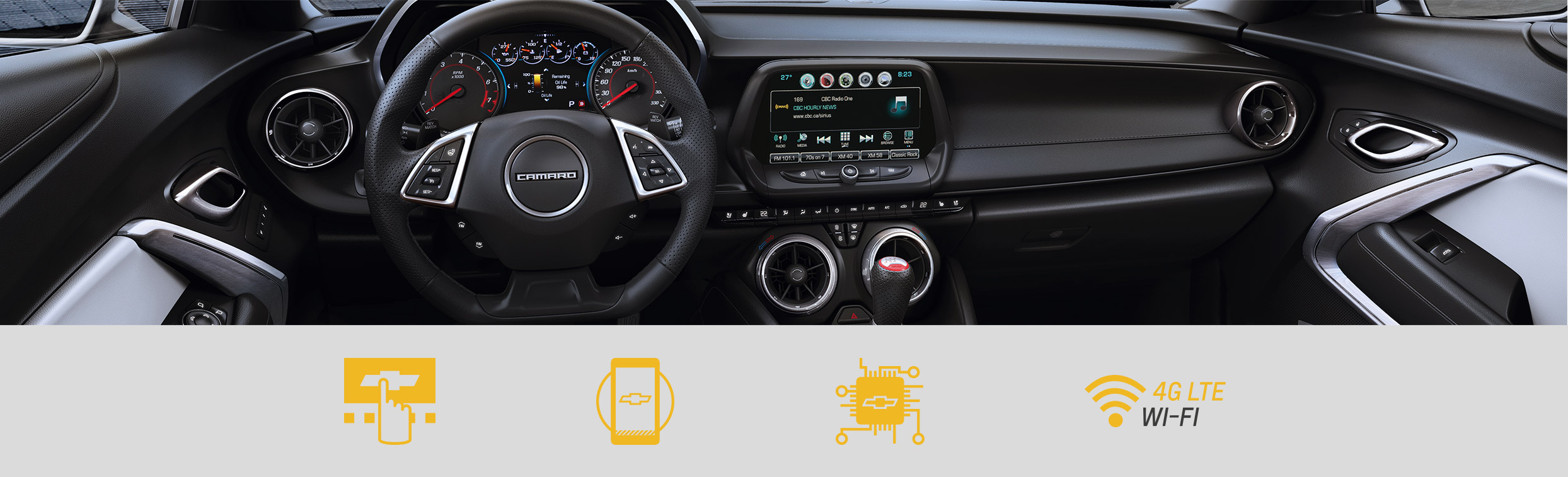 Chevrolet Camaro Erfahrungsbericht Cockpit Ansicht Bildquelle: chevrolet.de