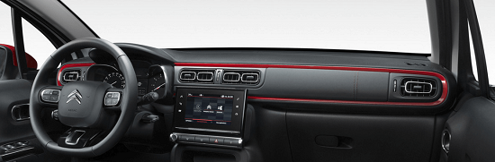 Citroen C3 Shine Erfahrungsbericht Innenraum Blick ins Cockpit