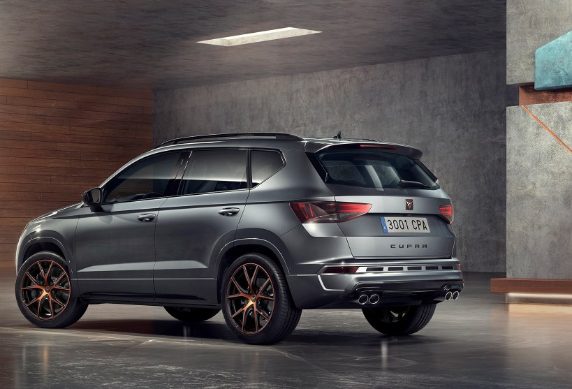 Cupra Ateca Fakten Heckansicht des Sport SUV Bildquelle: cupraofficial.de