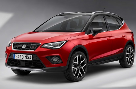 Der neue Crossover von Seat, der neue Seat Arona, Seat Arona Fakten Frontansicht Bildquelle: seat-mediacenter.de
