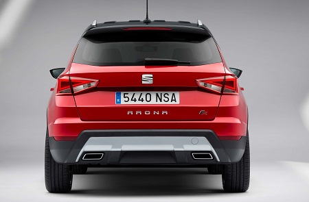 Der neue Crossover von Seat, der neue Seat Arona, Seat Arona Fakten Heck Ansicht Bildquelle: seat-mediacenter.de