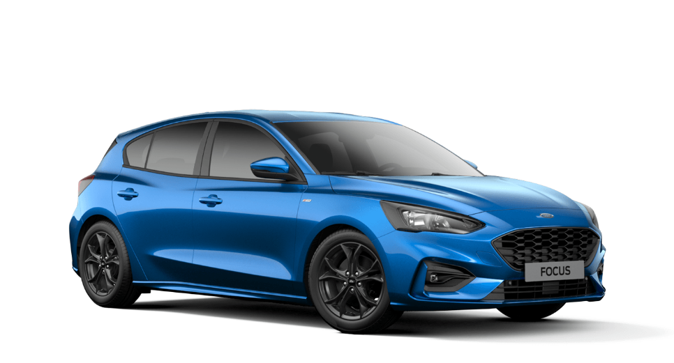 Der neue Ford Focus 2018, hier als Kompakter in Farbe Dynamic Blau Metallic Bildquelle: ford.de