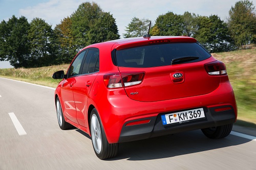Der neue Kia Rio 2017 Heckansicht Blick von Hinten auf den neuen Rio Bildquelle: press.kia.com