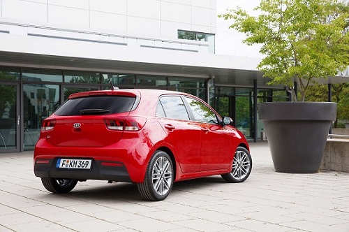 Der neue Kia Rio 2017 Heckansicht Seitenansicht vom neuen Rio Bildquelle: press.kia.com