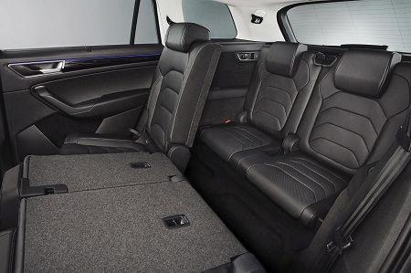 Skoda Kodiaq Daten: Interieur und Rücksitzbank