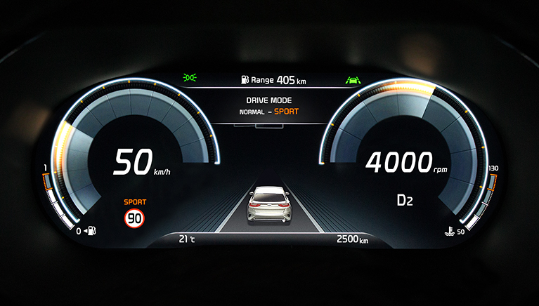 Digitales Tacho im neuen Kia x Ceed Quelle: kia.com