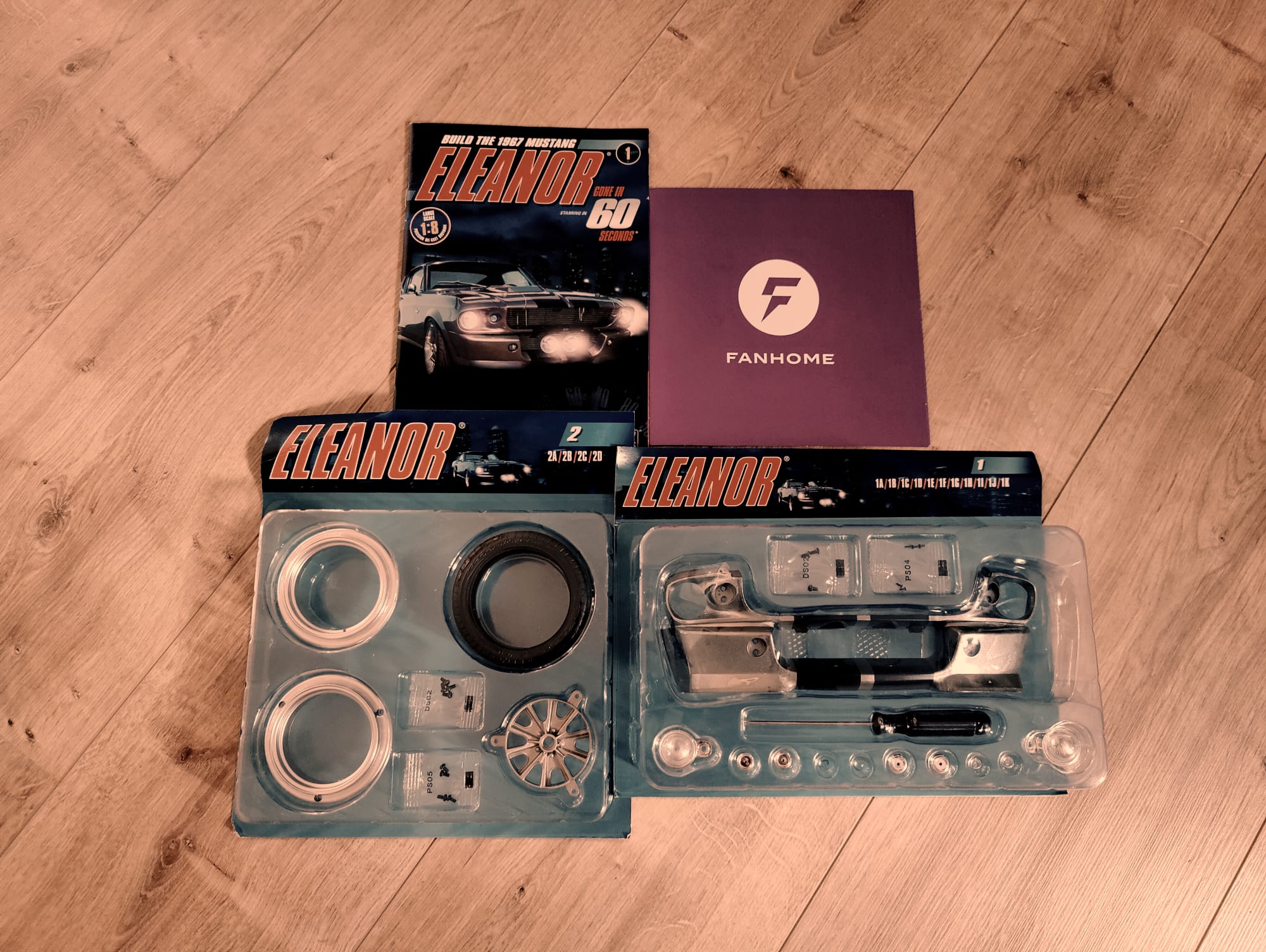 Eleanor Mustang Sammlerbausatz Teile 1+2