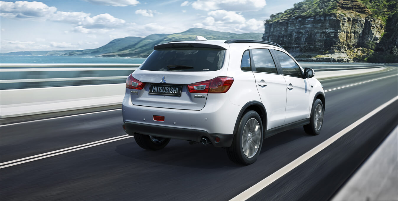 Erfahrungen zum Mitsubishi ASX Heckansicht Bild 2017 Bildquelle: mitsubishi-motors.de