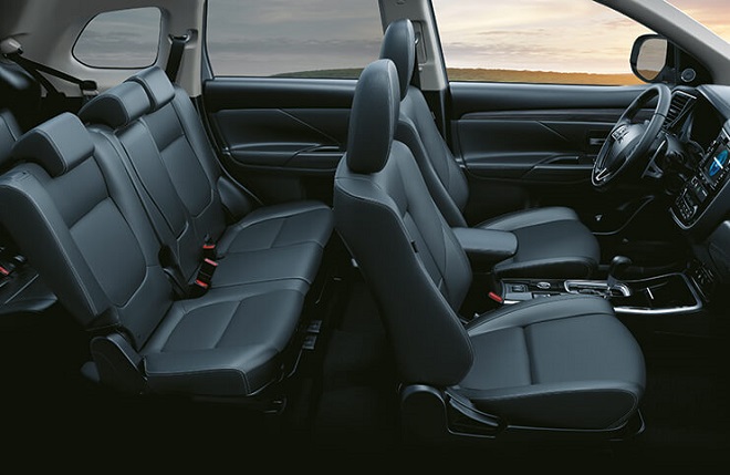 Erfahrungen zum Mitsubishi Outlander Blick in den Innenraum Bildquelle: mitsubishi-motors.de