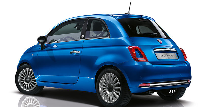 Fiat 500 1.2 Mirror Heckansicht Bildquelle: fiat.de