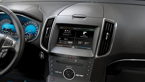 Ford Edge 2016 Test Cockpit