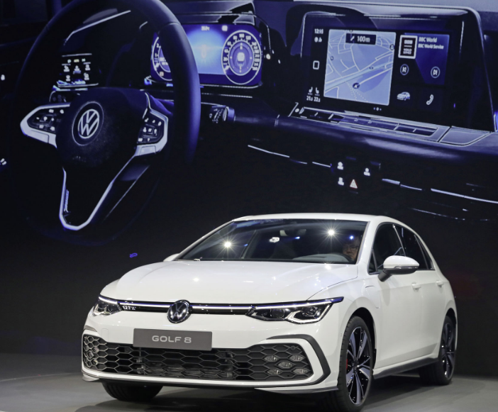 Frontansicht VW Golf 8 Daten Bildquelle: Volkswagen