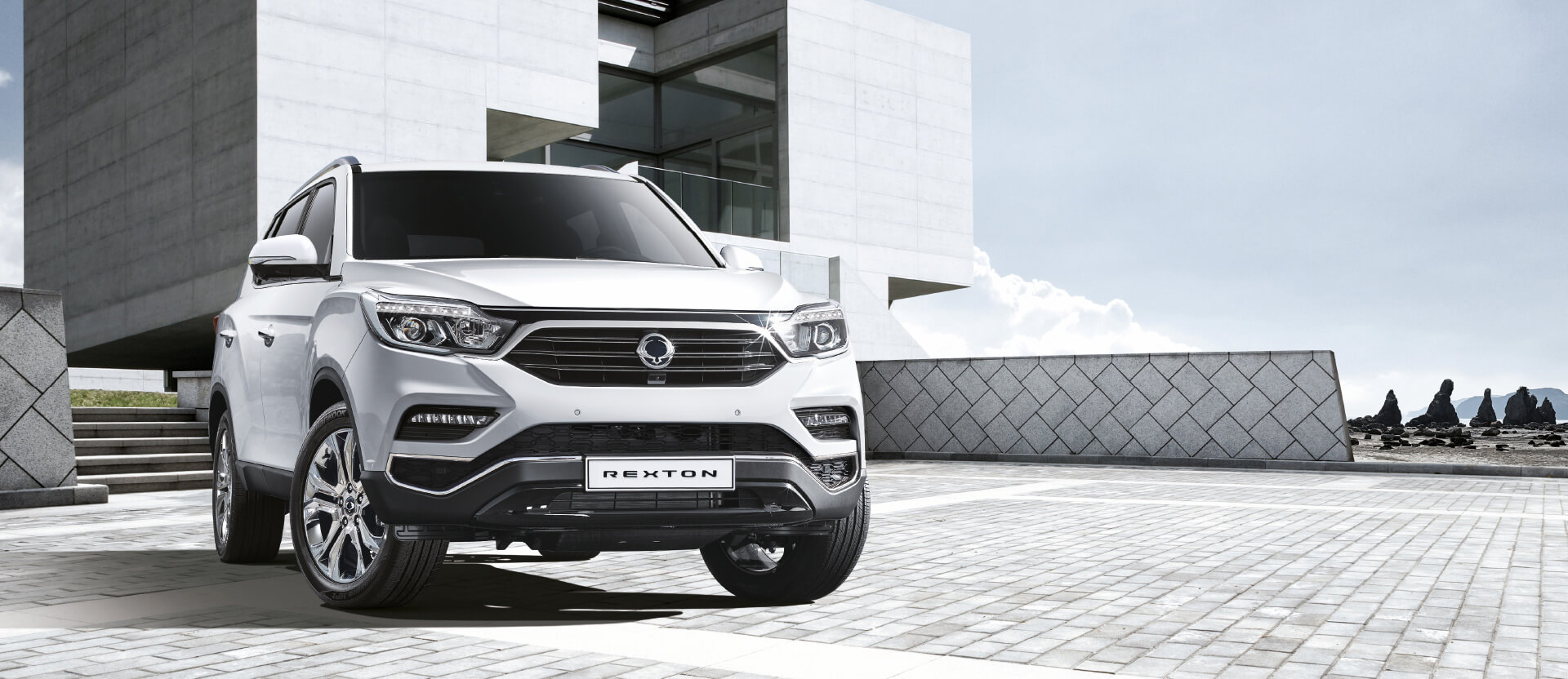 Frontansicht des Ssangyong Rexton 2017 Bildquelle: ssangyong.de