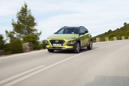 Frontansicht des neuen Hyundai Kona Bildquelle: hyundai.de