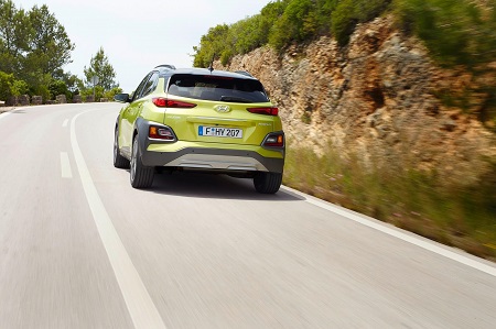 Heckansicht des neuen Hyundai Kona Bildquelle: hyundai.de