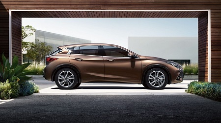 Infiniti Q30 Erfahrungsbericht Bild von der Seite des Infiniti Q30 Bildquelle: infiniti.de