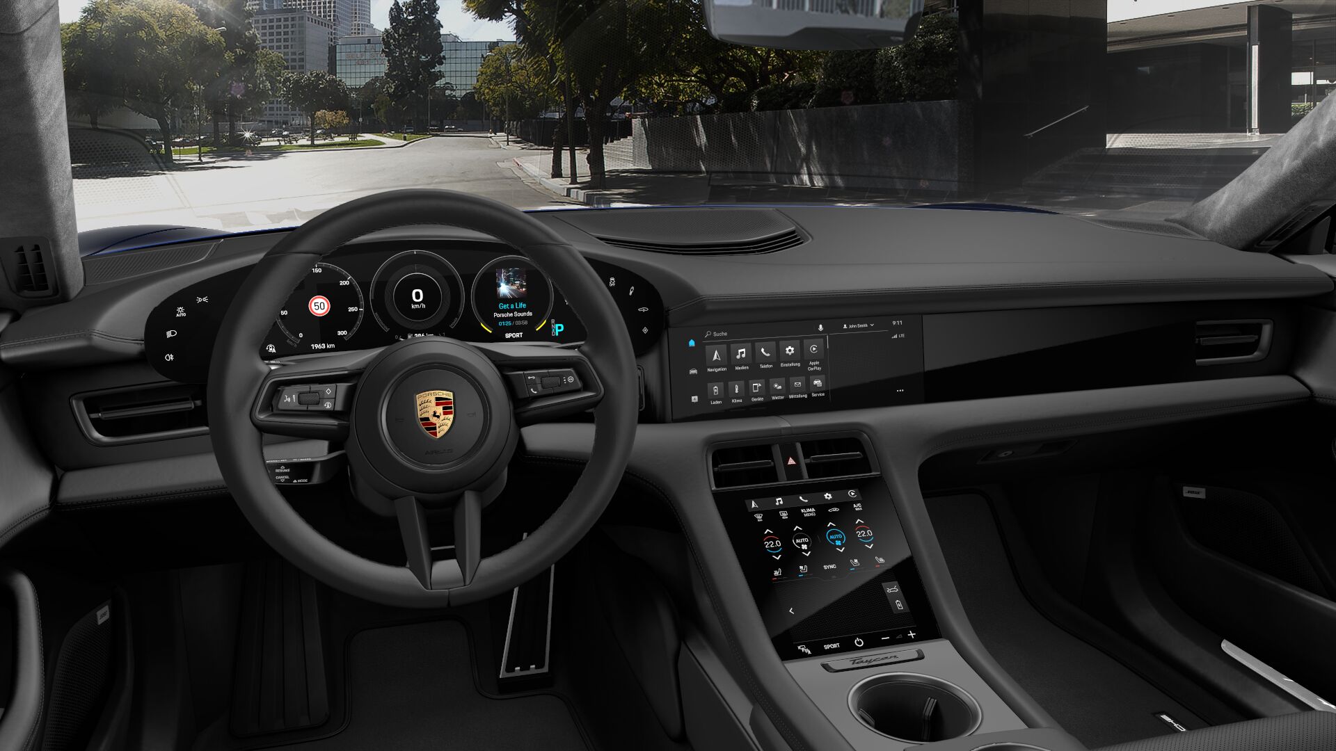 Innenraum im neuen Porsche Taycan Bildquelle: Porsche
