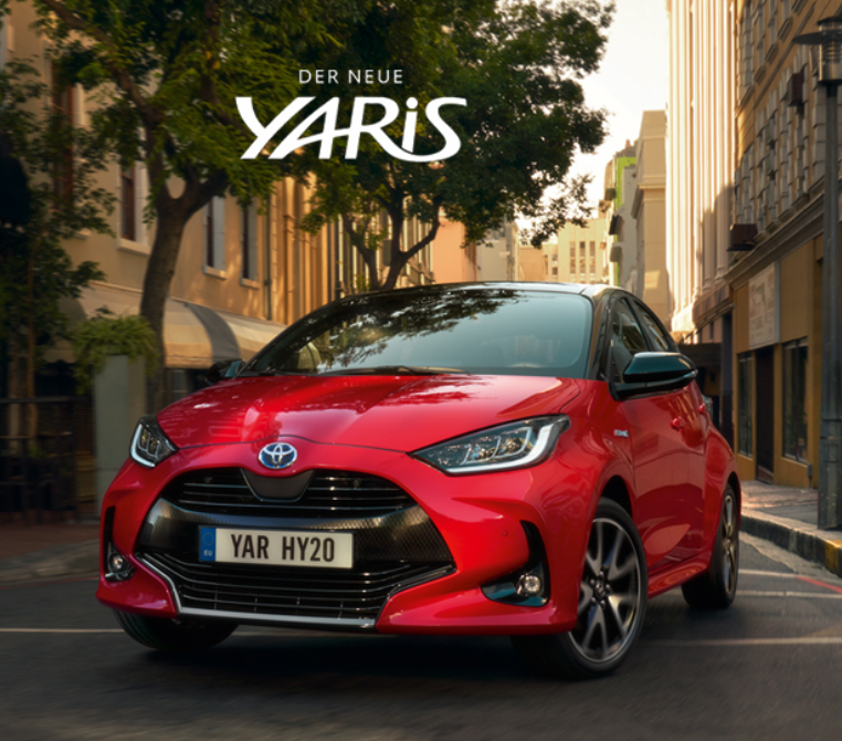 Kosten sparen mit einem Kleinwagen, hier im Bild der Kleinwagen Toyota Yaris Bildquelle: Toyota