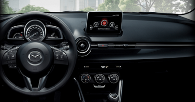 Mazda 2 Nakama der neue Mazda 2 als Sondermodell Nakama - der Kleinwagen von Mazda als dein Gefährte Blick ins Cockpit Innenraum Bildquelle: mazda.de