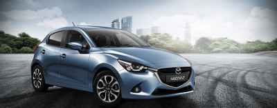 Mazda 2 Nakama der neue Mazda 2 als Sondermodell Nakama - der Kleinwagen von Mazda als dein Gefährte Frontansicht von Vorne Bildquelle: mazda.de