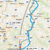 Mobiles Navi, festverbaut oder wie hier mit Google Maps als App Lösung Bildquelle: Google Maps