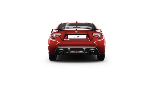 Neuer Toyota GT86 2016 Heck Ansicht - Blick auf den Doppelrohrauspuff Bildquelle: Toyota.de