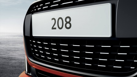 Peugeot 208 Kühlergrill Front Stoßfänger