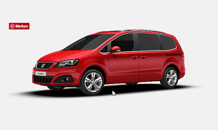Der Seat Alhambra von der Seite Bildquelle: Seat.de