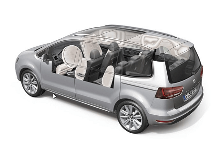 Sicherheit im Seat Alhambra Bildquelle: Seat.de