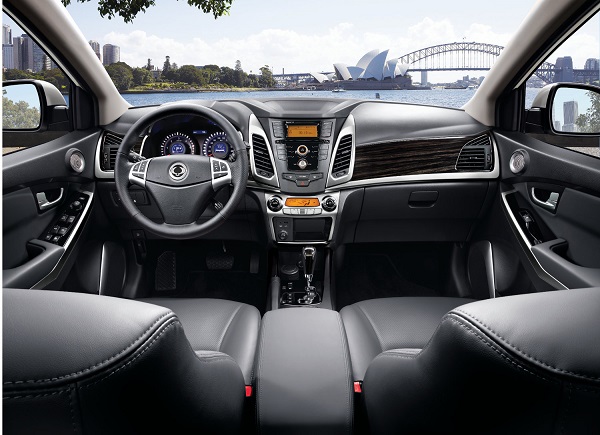 Cockpit und Armaturen Korando Bildquelle: Ssangyong Pressebereich