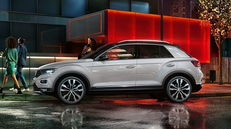 VW T-Roc Daten und Fakten Seitenansicht Bildquelle: VW