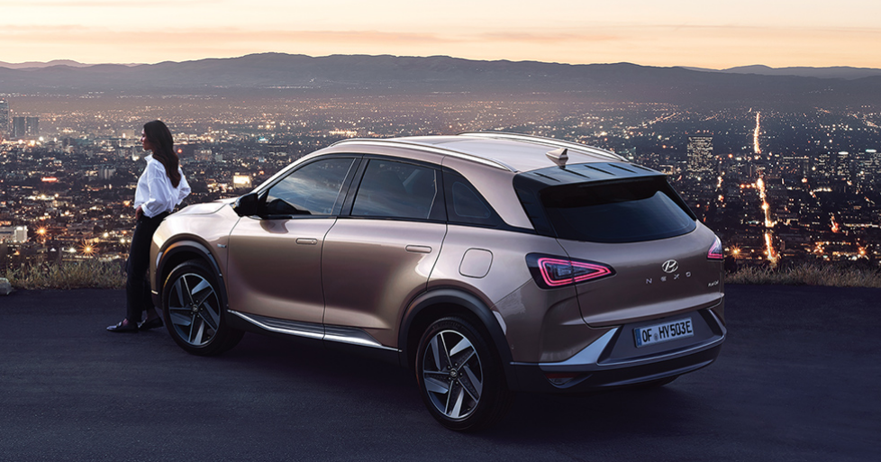 Wasserstoffautos mit Brennstoffzellen, der neue Hyundai Nexo macht es vor Bildquelle: hyundai.de
