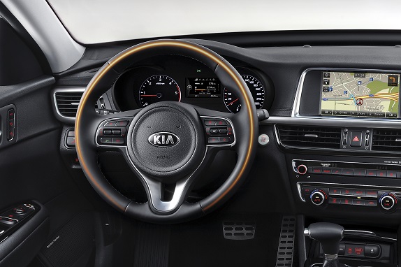 Autotest Kia Optima Cockpit