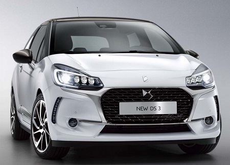 Der neue Citroen DS3 2016 Frontansicht, Kühlergrill