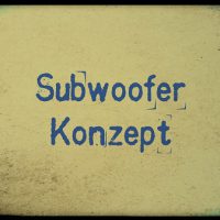 DAS Subwoofer Konzept