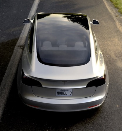 Tesla Model 3 Heck
